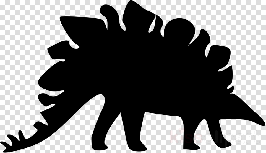 Stegosaurus Silhouette Clipart Stegosaurus Triceratops - Football Ball No Background (900x520)