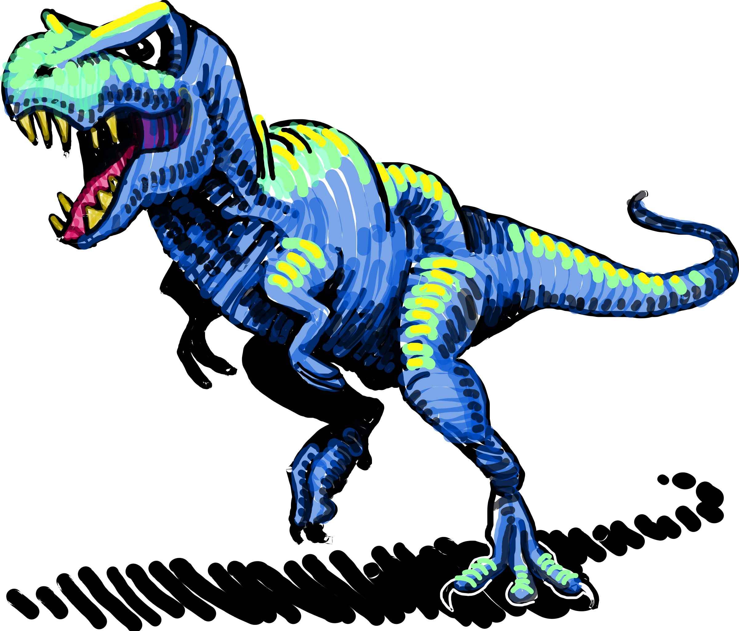 Big Image - Tyrannosaurus (2400x2047)