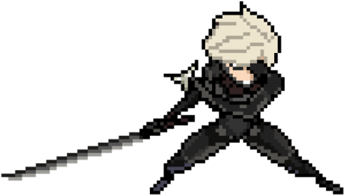 Genji Spray Transparent Transparent Background - Overwatch Genji Pixel Spray (500x297)
