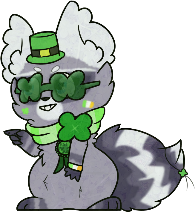 Happy Saint Patrick's Day By Luckoon - Cartoon (704x736)
