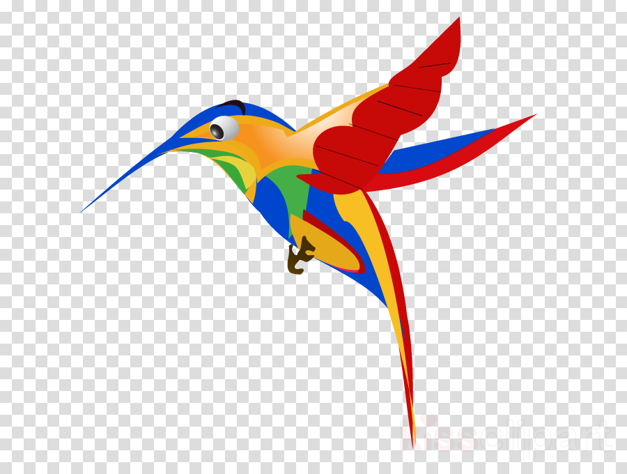 Google Hummingbird Clipart Google Hummingbird Clip - Paint Brush Stroke Png (900x680)
