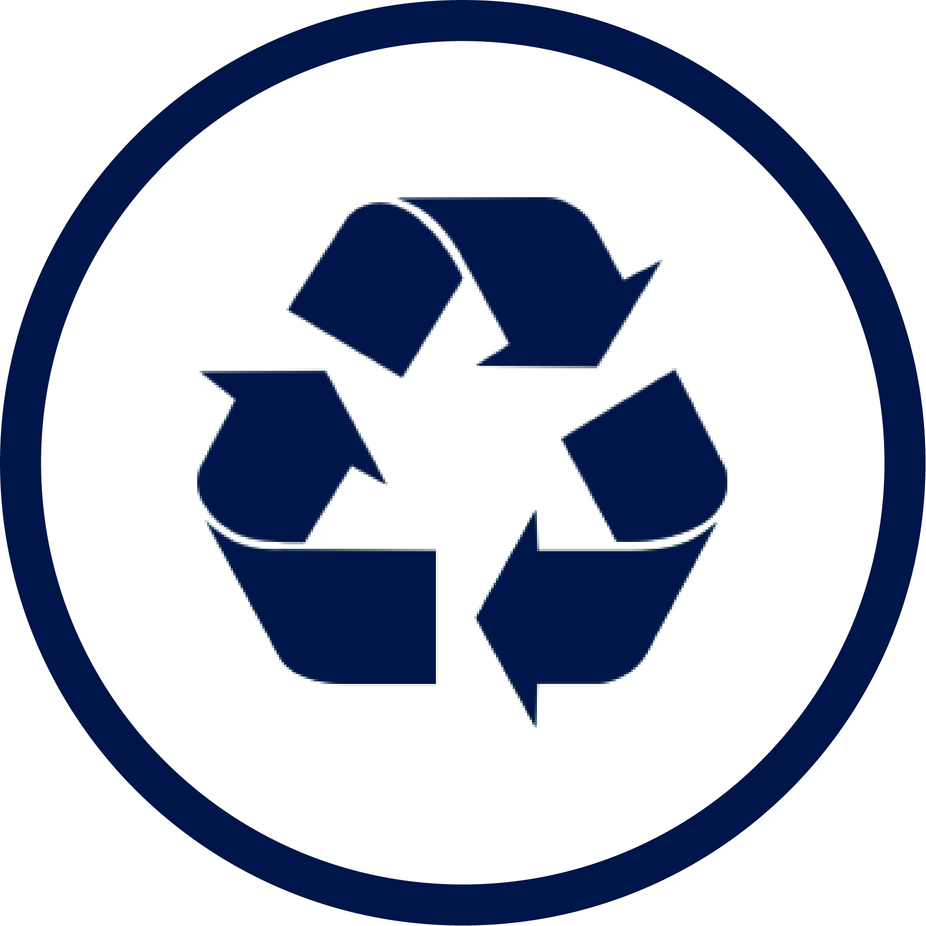 Utilize - Recycle Symbol Orange (1878x1878)