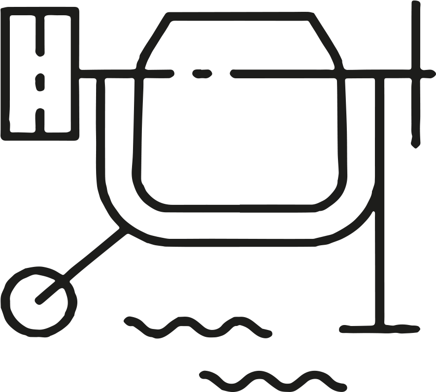 Twingz Concrete Check - Line Art (908x963)