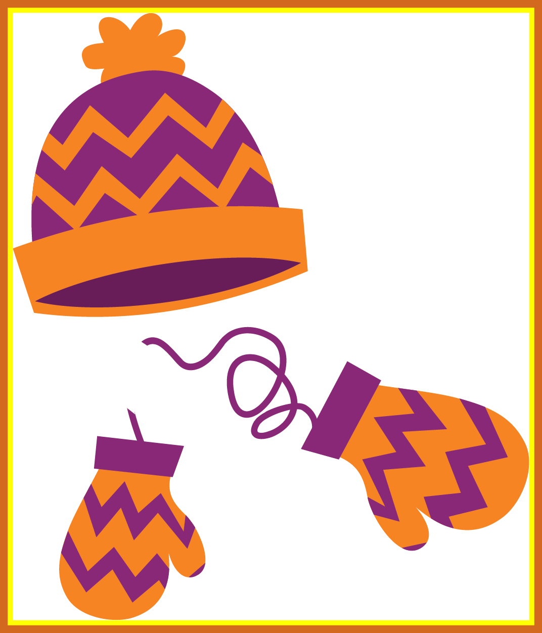 Awesome Clipart Winter Recherche Pic Of Clothing Inspiration - Clip Art Hats And Gloves (1072x1252)