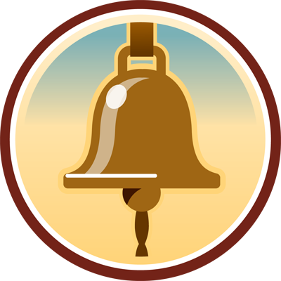 "closing Time, One Last Call Enjoy A Little Night Cap - Church Bell (400x400)