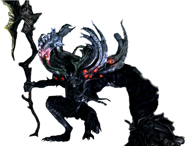 Bloodborne Clipart Bubble - Dark Souls Father Of The Abyss Manus Artwork (640x480)