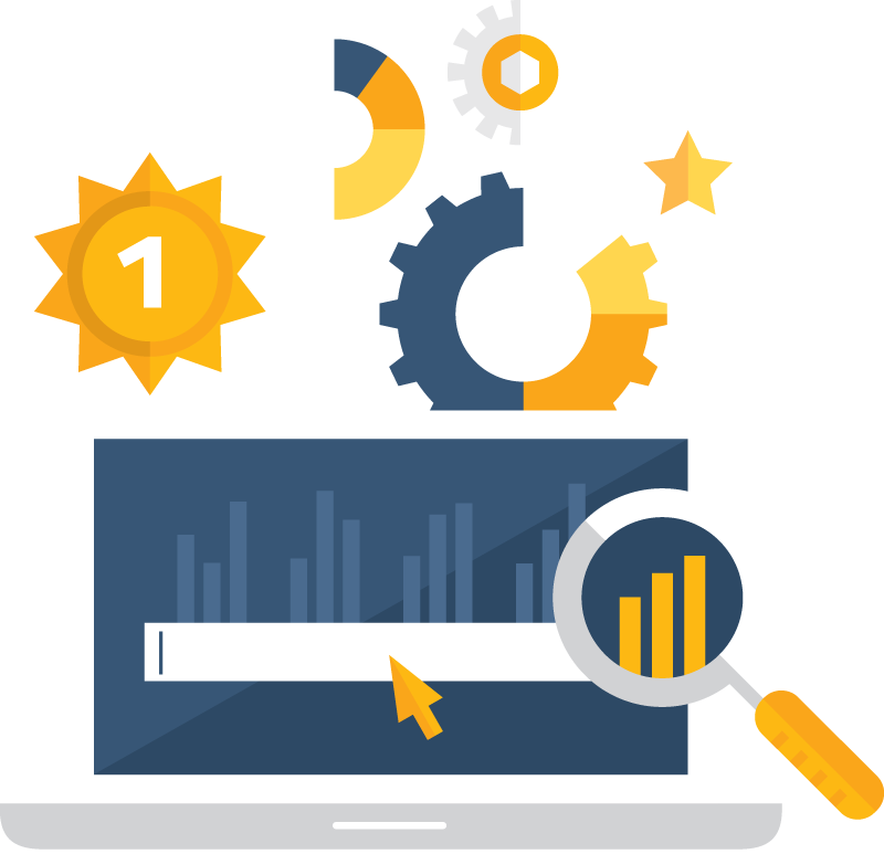 "how Can I Improve My Search Engine Listing" - Web Optimize Illustration Png (800x773)