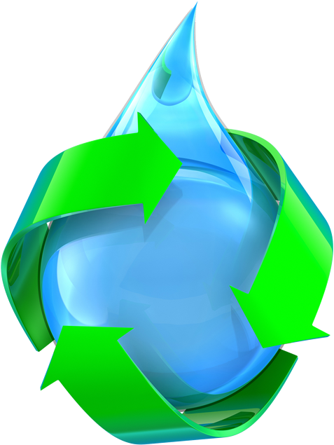 Water Gif Transparent - Water Recycling (576x720)