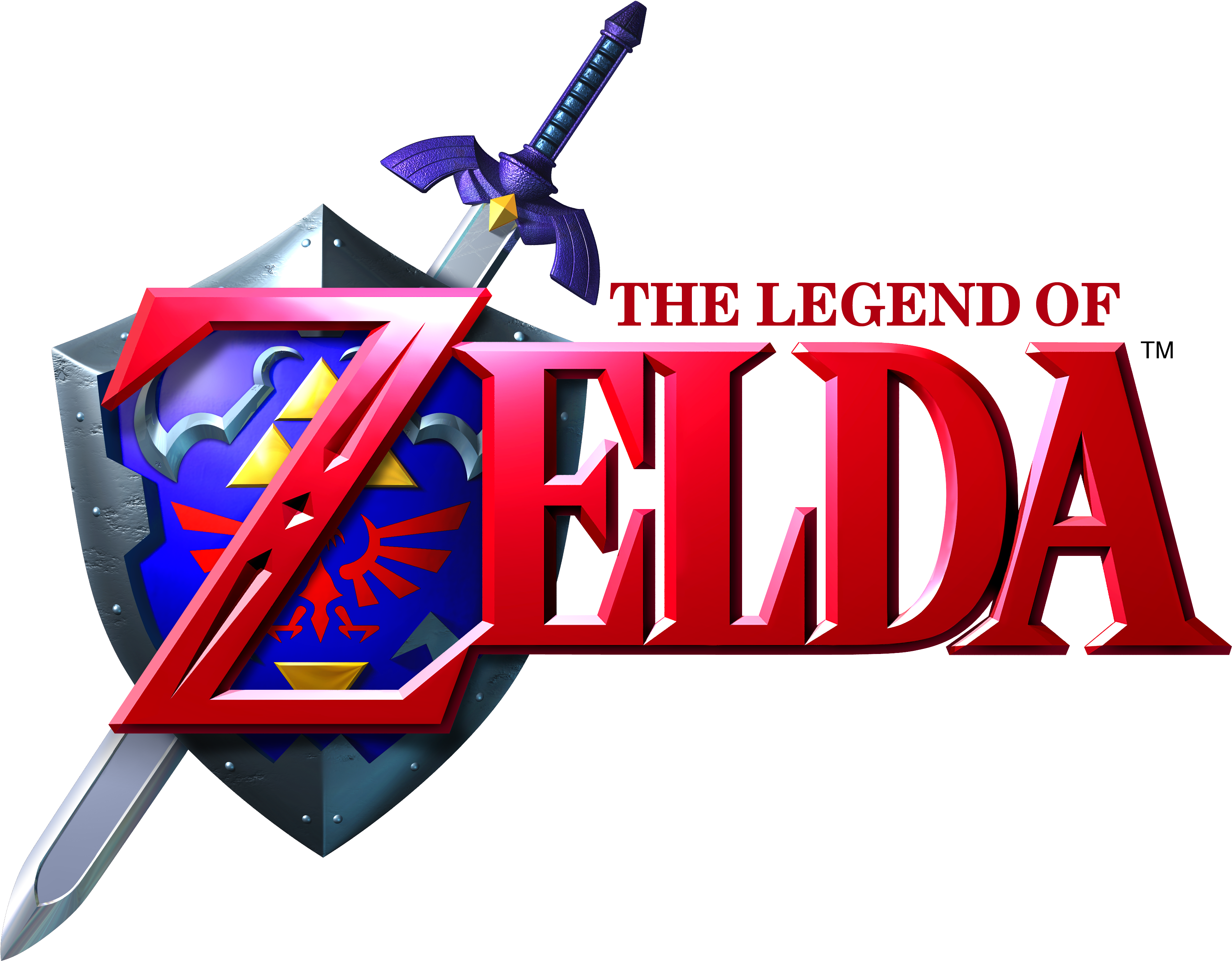 Ocarina Of Time Clipart - Ocarina Of Time 3d Logo (3744x2791)