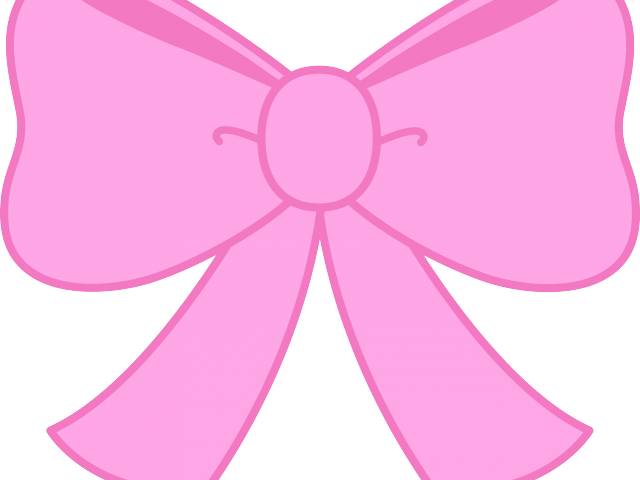 Ribbon Clipart Pink - Cute Hair Bow Clipart (640x480)