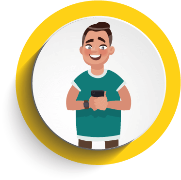 Register In Our Online Store Or Coming To Any Of Our - Cartoon (387x391)