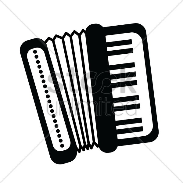 Free Reed Aerophone Clipart Accordion Musical Keyboard - Accordion (600x600)