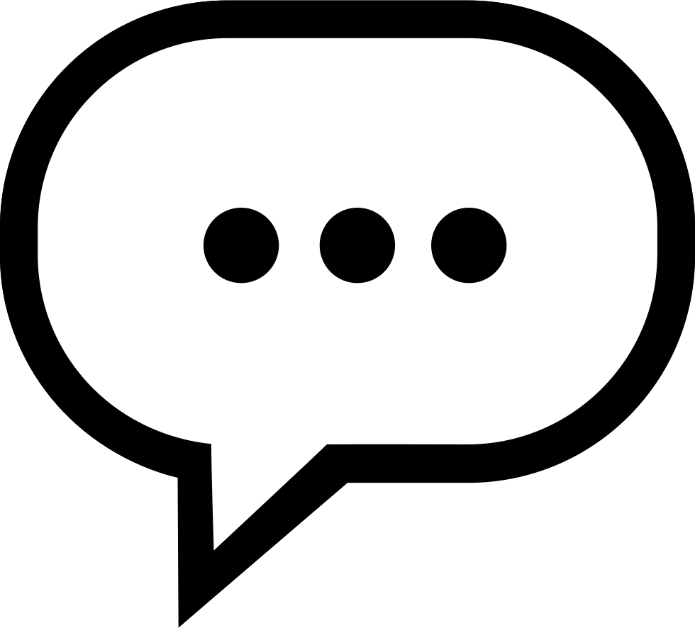 Chat Png Icon - Circle (980x886)