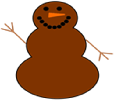 He's Not Sparse, But He Is Brown - Snowman (420x420)