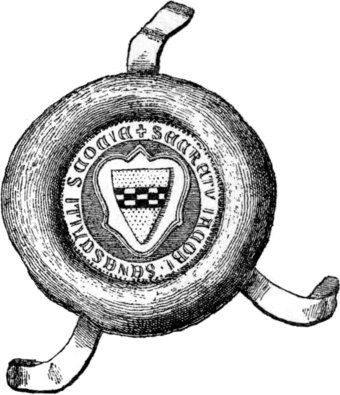 The Seal Of James Stewart,[72] One Of The Cosignatories - Illustration (340x395)