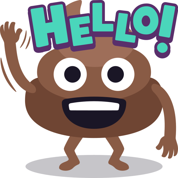 Stickers By Emojione Messages Sticker-11 - Cartoon (618x618)