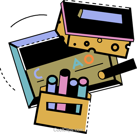 Chalkboards Royalty Free Vector Clip Art Illustration - Chalkboards Royalty Free Vector Clip Art Illustration (480x469)