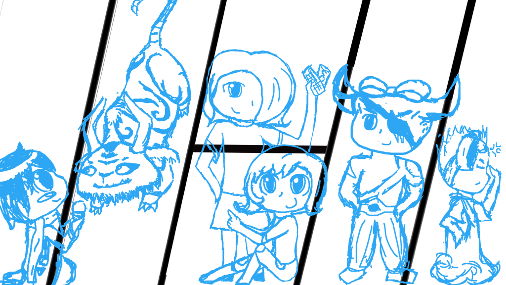 Youtube Channel Art In Progress Sketch By Likikoari - Youtube Channel Art In Progress Sketch By Likikoari (1024x576)