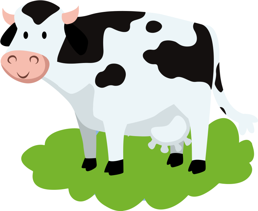 Cow Png, Cow Clipart, Cartoon Cow, Youtube Thumbnail, - ภาพ สัตว์ ภาษา อังกฤษ (1000x1000)