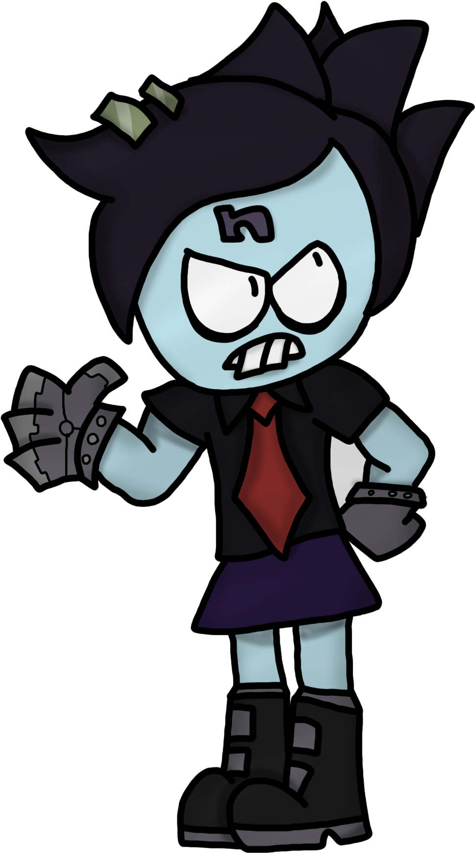 Nina Cortex By Pielordpictures Nina Cortex By Pielordpictures - Cartoon (1260x1908)