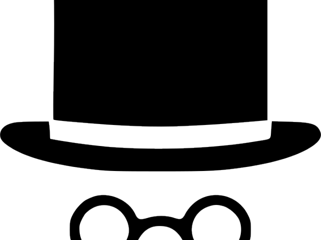 Mustache Clipart Gentleman Hat - Hat Glasses And Mustache (640x480)