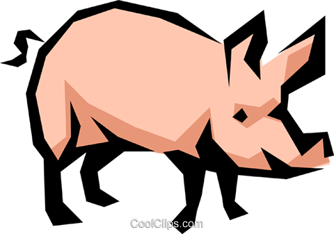 De Cerdo Libres De Derechos Ilustraciones De Vectores - De Cerdo Libres De Derechos Ilustraciones De Vectores (480x337)