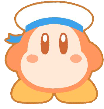 Transparency Stickers - Waddle Dee Kirby (500x500)