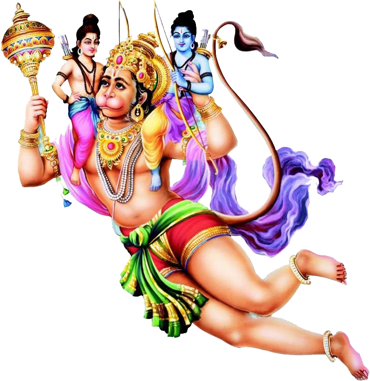 Hanuman Png Images Free Transparent Background - Flying Hanuman Png (1024x768)