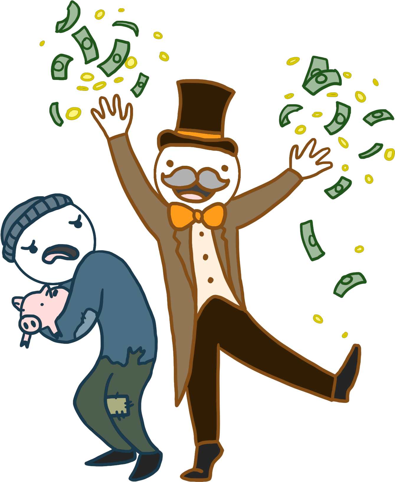 Strike A Balance With Your Marketing Budget - Cartoon (1669x1829)