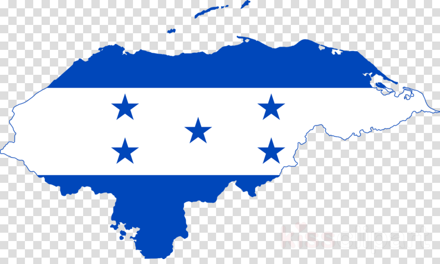 Honduras Map Png Clipart Flag Of Honduras National - California Bear Flag Silhouette (900x540)