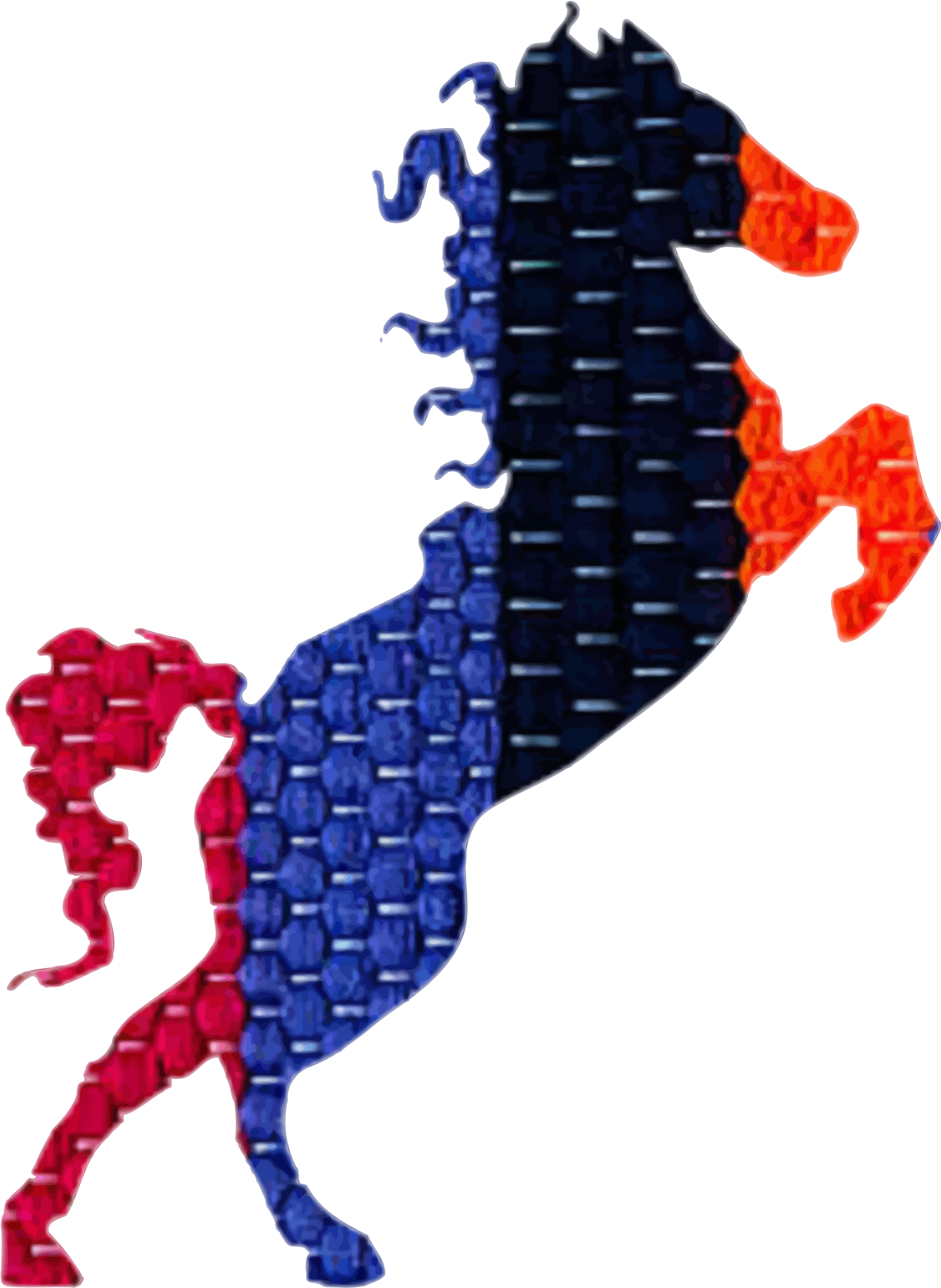 Horse Vectorized - Moore Middle School Tyler Tx (1767x2400)