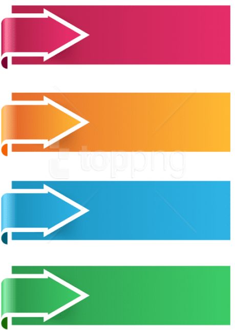 Free Png Download Arrow Banner Set Clipart Png Photo - Free Png Download Arrow Banner Set Clipart Png Photo (480x669)