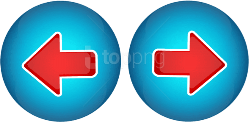 Free Png Download Right Left Arrows Clipart Png Photo - Left And Right Arrow Clipart (850x417)