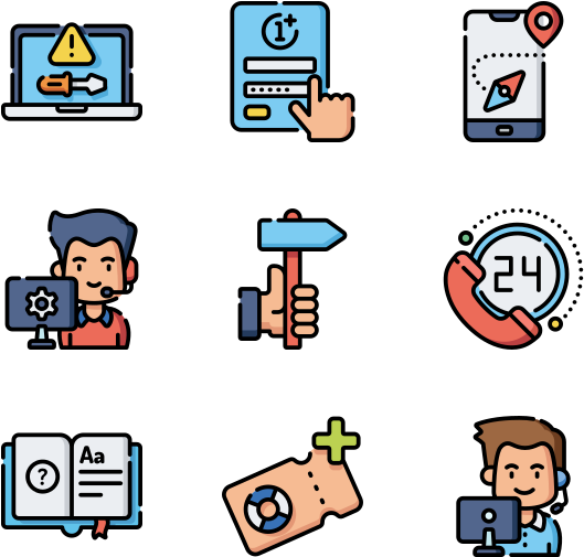 Support - Web Design Icon (600x564)