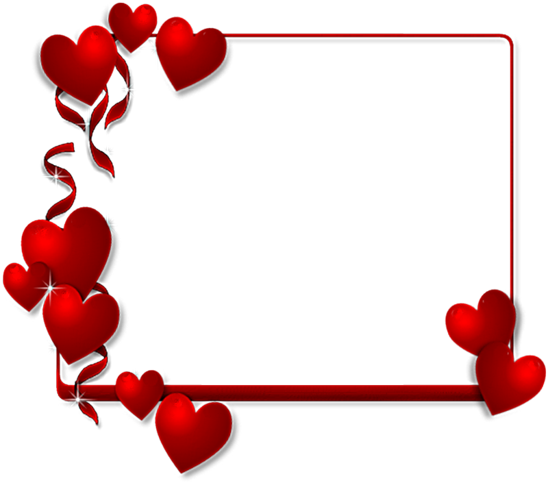 Saint Valentin Png 5 Png Image - Heart Borders And Frames (800x705)