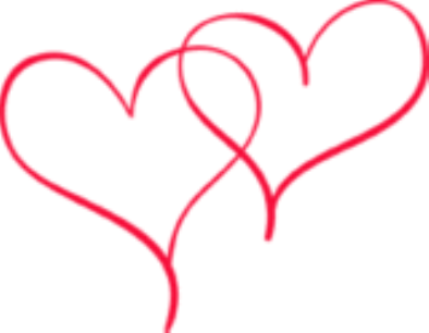 Corazones Png Fondo Transparente Para San Valentinbrushes - Hearts Link (394x306)