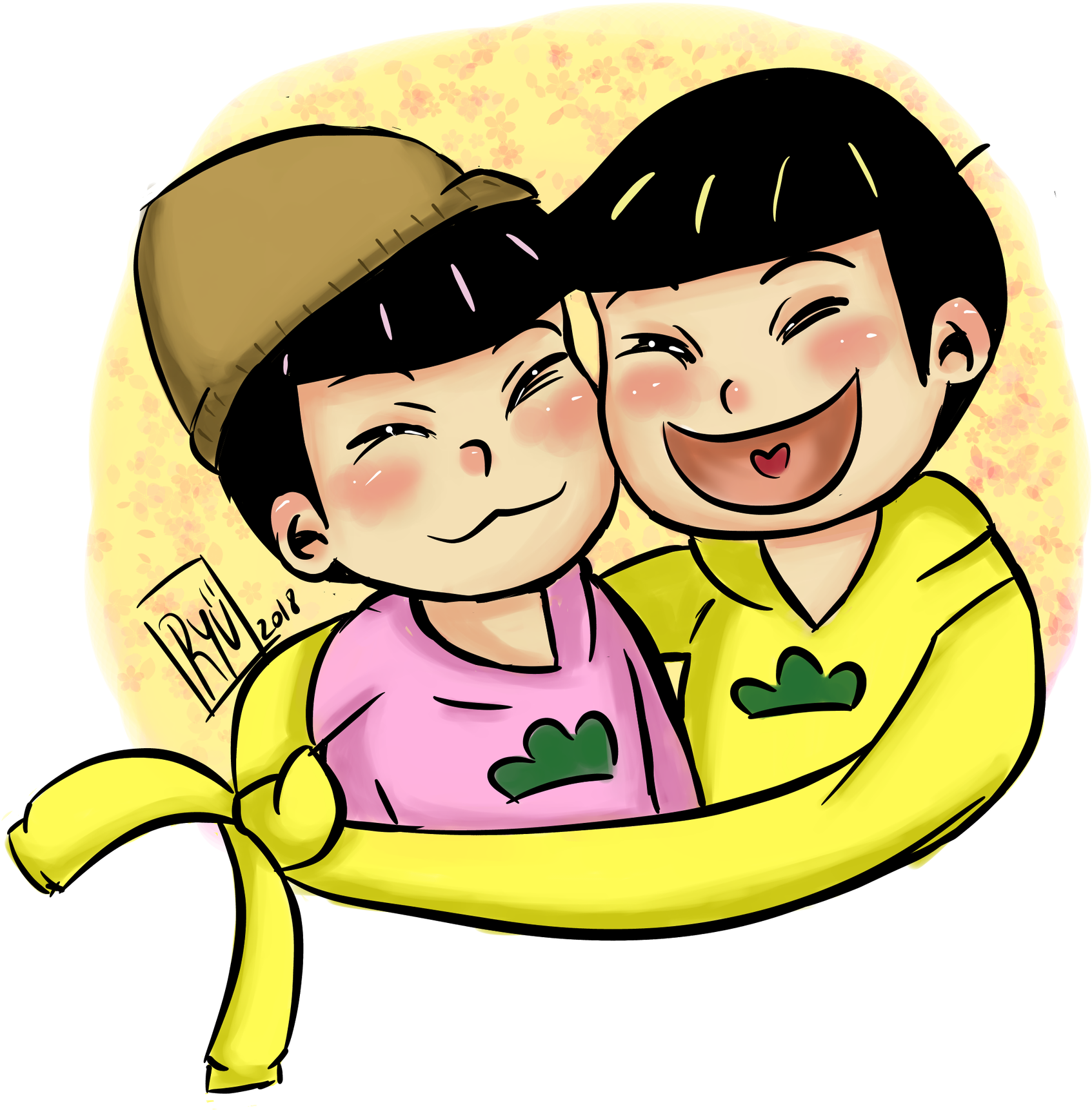 Sue Matsu San Valentin By Ryuichidraws Sue Matsu San - Cartoon (2449x2449)