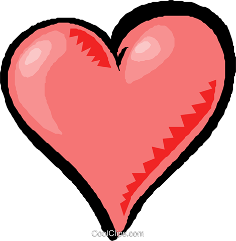 San Valentín Corazón Libres De Derechos Ilustraciones - Beautiful Heart (470x480)