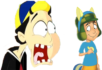 Heartpm 148 14 Quico Ve Al Chavo Con Traje De Equestria - Chavo Del 8 Animado (514x350)