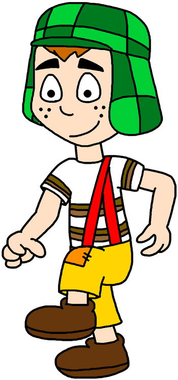 Remake Pose Of El Chavo By Mega Shonen One 64 - Cartoon (974x820)