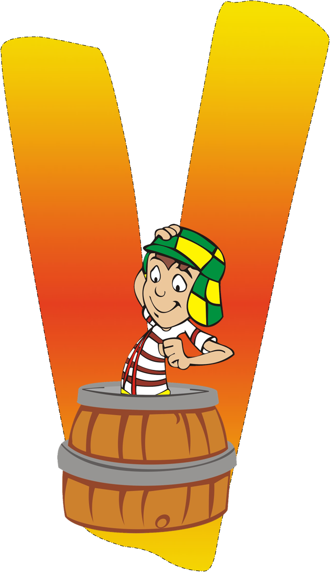 5th Birthdaybirthday Party Ideaschavo Parafonts - Abecedario Del Chavo Del Ocho (674x1168)