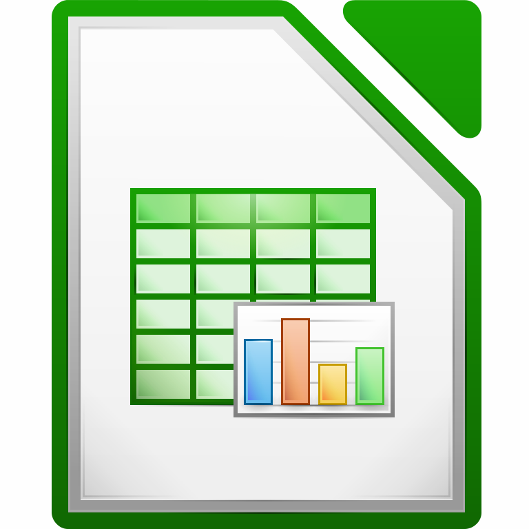Libre Office Calc Clipart Use Libreoffice Calc - Libre Office Calc Png (768x768)