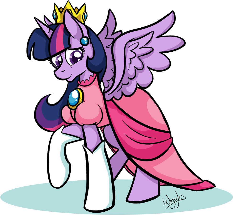 “ Behold, Behold Princess Peach Twilight - Twilight Sparkle Princess Peach Dress (1000x940)