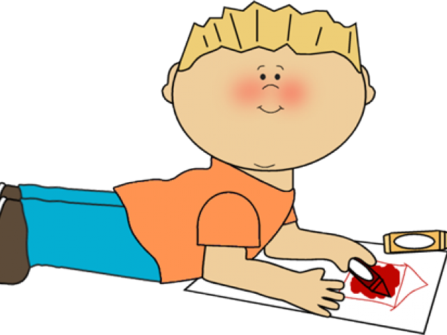Colours Clipart Child - Clip Art Boy Coloring (640x480)