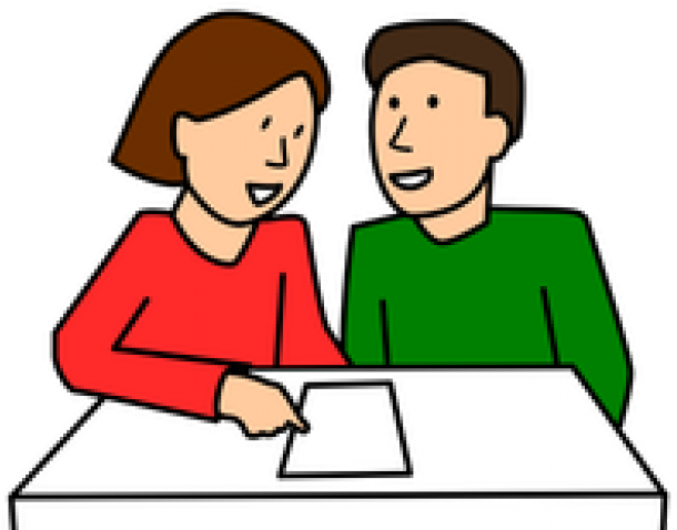 Pair Clipart Student Partner - Partner Work Clipart (640x480)