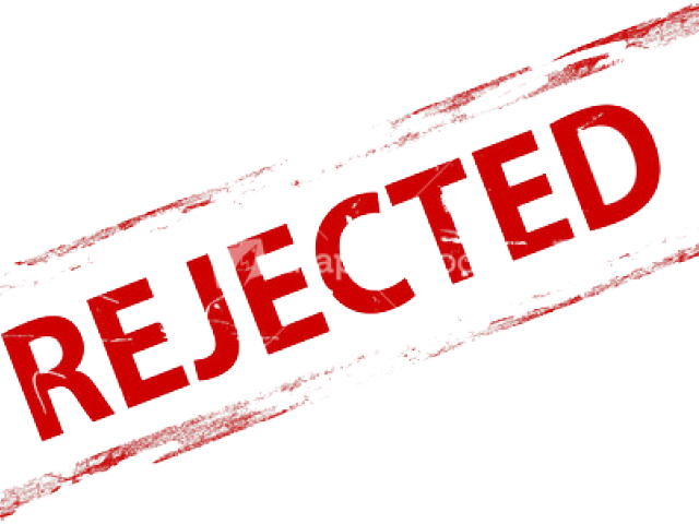 Denied Stamp Clipart Hand Png - Colorfulness (640x480)