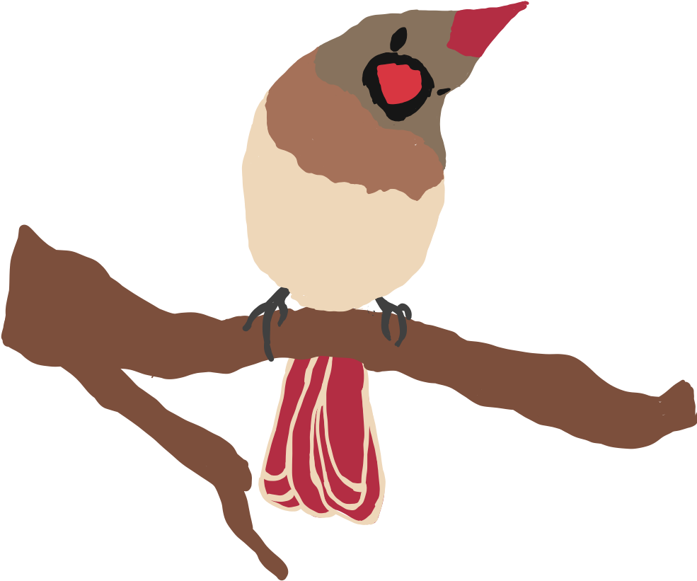 Original, Handdrawn Bird Designs For Use As Temporary/permanent/heat - Illustration (1000x1000)