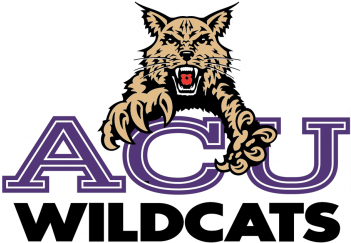 Abilene Christian Wildcats Primary Heat Transfer Logos - Abilene Christian University (350x435)