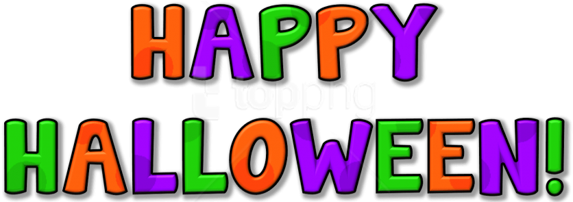 Free Png Download Free Halloween Halloween Illustrations - Cute Happy Halloween Clipart (850x294)