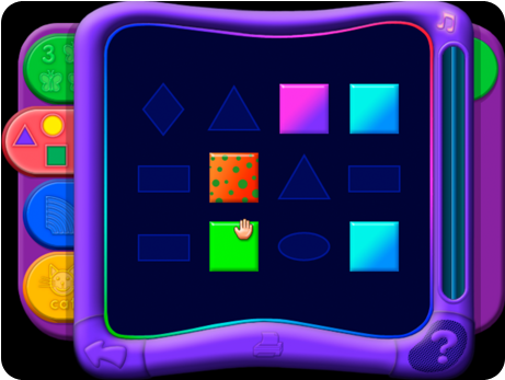 Colors, Shapes & More Flash Action Software Makes Learning - Mobile Phone (512x512)